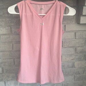 Women's Athletic V-Neck Tank Top, Size M, Color Pink